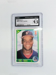 1990 SCORE (HOF) FRANK  THOMAS ROOKIE CARD #663 - 1ST ROUND PICK - CGC 9.5 - Picture 1 of 2