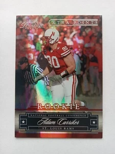 2007 Playoff Prestige #182 Adam Carriker Xtra Points rot #D/100 Rookie kostenloser Versand - Bild 1 von 2