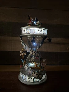 Disney Lighted Mickey Fab 5 Movie Strip Hourglass Snowglobe -flaw - Picture 1 of 9