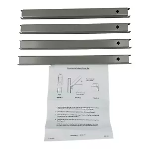 4 Count Alera Two Row Hangrails for Alera 30″ & 36″ Wide Lateral Files Aluminum - Picture 1 of 8