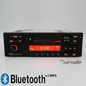 Genuine BMW Reverse RDS Bluetooth Radio MP3 BP6262 Cassette Blue Point Car Stereo - Picture 1 of 7