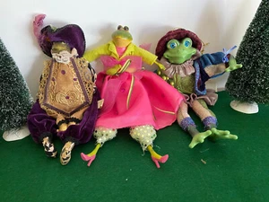 Katherines Collection Frog One Prince By Donna Stevens there 10" Long (3) - Picture 1 of 10