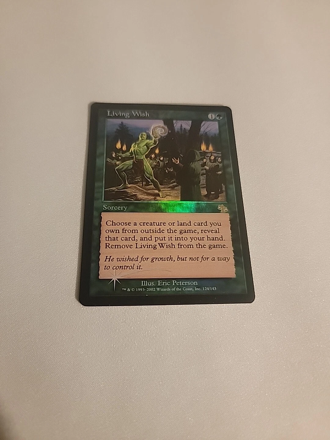 Living Wish - Foil - Lightly played, English - Judgment MTG Magic