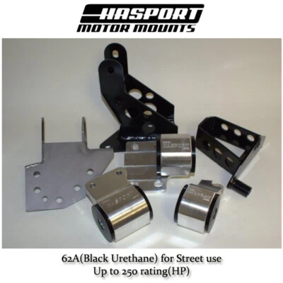 Kit de montagem Hasport para trocas de motor da série J no 88-91 Honda Civic/ CRX, 62A - Imagem 1 de 2