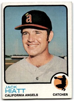 1973 Topps Jack Hiatt 1 California Angels #402 - Image 1 of 2