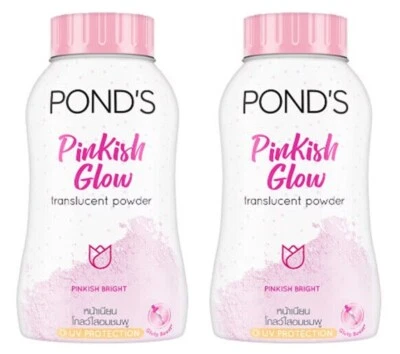 2 x Ponds Pinkish Glow Angel Face Translucent Face Powder UV Protection 45g - Image 1 of 4