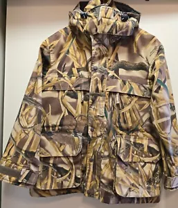 Cabelas for Women Advantage Wetlands Camo Jacket Full Zip Hooded Hunting Coat S - Picture 1 of 24