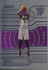 2015-16 Panini Clear Vision Purple /25 Serge Ibaka #48