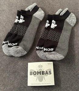Bombas 2-Pack Unisex Ankle Multicolor Socks  Medium NWT (2-Pairs) - Picture 1 of 5