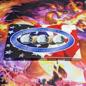 2000 Philadelphia Mint America the Beautiful BU State Quarters Set - Picture 1 of 3