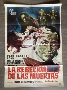 VENGEANCE OF THE ZOMBIES Original poster 1972 Paul Naschy - Afbeelding 1 van 9
