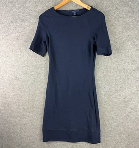 Gant Dress Womens Size UK Small Navy Blue Short Sleeve Fitted Pullover - Picture 1 of 8