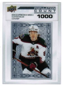 23/24 2023 UPPER DECK SERIES 2 CLAYTON KELLER PC-52 POPULATION COUNT 1000 - Picture 1 of 1