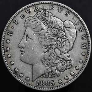 1885 Morgan Dollar Silver Coin - Picture 1 of 2