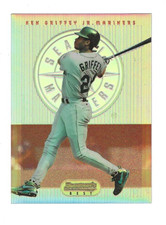 1995 Bowman's Best Red Jumbo Refractor Ken Griffey Jr #49 HOF