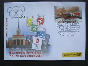 Bund MiNr.2562 auf Messebeleg-Olypic Expo Beijing 2008 (GB 313) - Bild 1 von 1