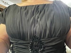 Damen festliches Kleid Größe 18 schwarz - Bild 1 von 7