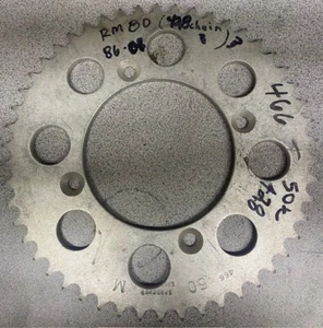 ALUMINUM SPROCKET 50TH SUZUKI RM80 86-01 - Picture 1 of 1