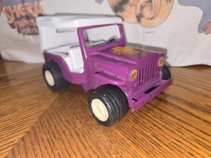 Vintage Mini Tonka Toys Pressed Steel Purple Beach Buggy Jeep w/ White Top - Picture 1 of 12
