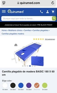 camilla masaje plegable - Imagen 1 de 6
