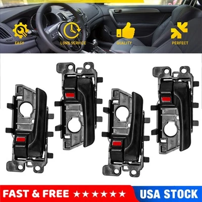 4PCS Front Rear Left Right Side Inner Door Handle Fits 2010-2013 Kia Forte Koup - Image 1 of 4