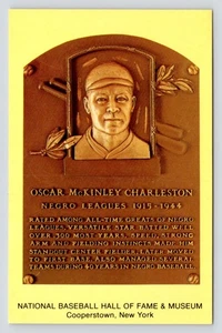 National Baseball Hall of Fame MLB Oscar M Charleston Negro League Vintage Postkarte - Bild 1 von 3