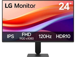 LG 24U411A-B 24-inch Full HD (1920 x 1080) IPS Computer Monitor, 120Hz, HDR10, - Picture 1 of 5
