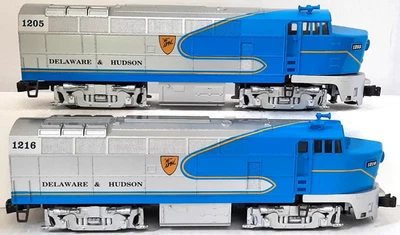 WILLIAMS ~ O GA ~ DELAWARE & HUDSON - A/A SHARK NOSE DIESELS ~ #1216 & #1205 - Image 1 of 4