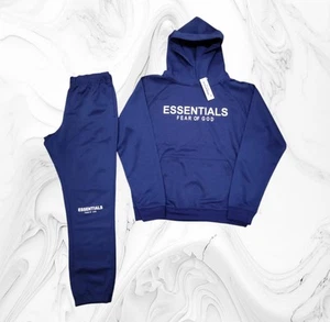 Black Essentials Sweatsuit - Picture 1 of 2
