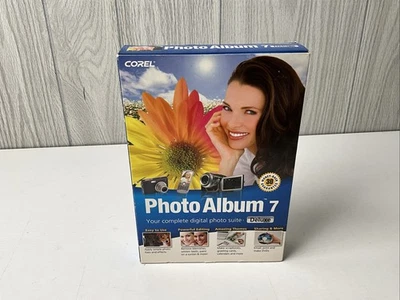 Corel Photo Album 7 Deluxe For Windows XP, Windows Vista   Sealed New - Image 1 of 4