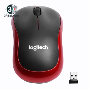 Logitech M185 Mouse Wireless 2.4Ghz USB 1000DPI Mouse Ricevitore USB Mute Mouse - Zdjęcie 1 z 15