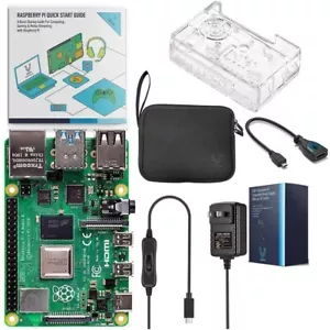 Vilros Raspberry Pi 4 Basic Starter Kit with Fan Cooled ABS Case - Picture 1 of 3