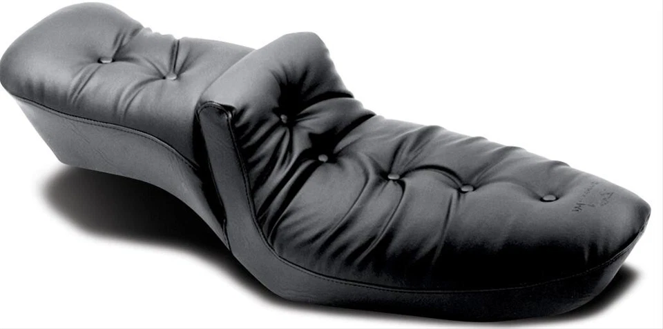 Mustang 75116 Black Duke Seat Regal for 1982-2003 Harley-Davidson Sportster Foto 1 de 3