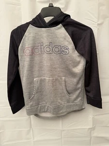 Adidas Sweatshirt And Leggings Youth Large Black And Multicolor Leggings - Picture 1 of 12