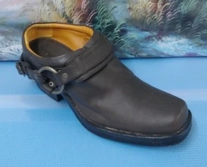 Hot Tomato HARNESS 147262 Ankle Black Belted Boots Shoes Size 7.5 M - Picture 1 of 11