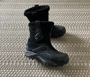 MERRELL Whiteout Mid Waterproof Winter Boots - women’s 10 Black - Picture 1 of 12