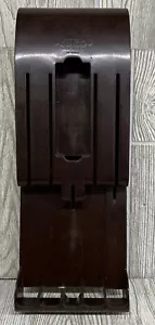 Soporte de cuchillo Cutco vintage bloque montaje en pared hecho en EE. UU. plástico compuesto - Imagen 1 de 6