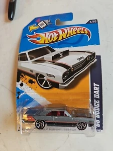 2012 Hot Wheels Walmart #81 Muscle Mania-Mopar 1/10 '68 DODGE DART Gray Variant - Picture 1 of 6