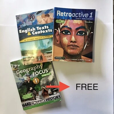 English Text & Contexts Stage 4;Retroactive World History Stage 4;Free Geo Focus - image 1 of 4