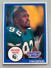 1990 Kenner Starting Lineup Reggie White (Blue Border) HOF-Eagles-Packers