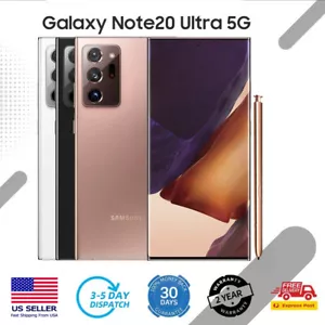 New Samsung Galaxy Note 20 Ultra 5G 128GB 512GB N986U Factory Unlocked GSM+CDMA - Picture 1 of 14