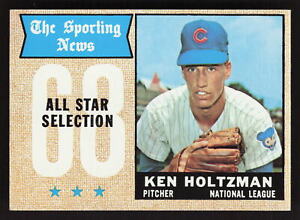 Ken Holtzman 1968 Topps All-Star #380 Chicago Cubs VG-EX