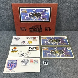 Super Bowl 25 31 33 1997 Tostitos Fiesta Bowl gestempelt gestempelt Umschläge Lot - Bild 1 von 11