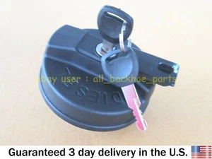 JCB BACKHOE - DIESEL FUEL TANK CAP WITH 2 KEYS (PART NO. 332/F4780 331/11403) - Afbeelding 1 van 7