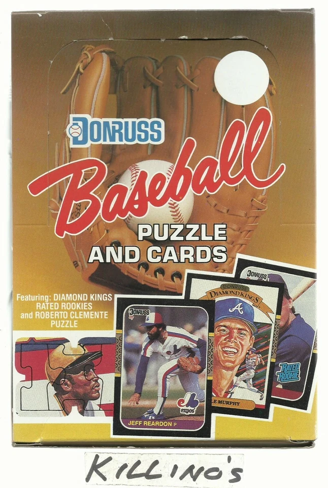1987 Donruss Baseball Cards Wax Pack notable rookies inside
