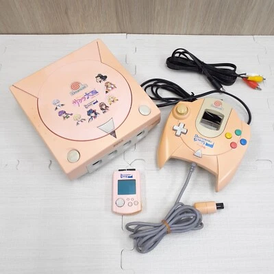 Sega Dreamcast Console Sakura Wars Pink with controller & memoy * US DUTY PAID * - Image 1 of 4
