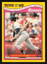 Dave Gallagher 1989 Topps Toys "R" Us Rookies #9 Chicago White Sox {0621