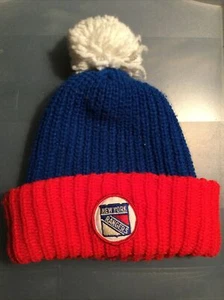 Sombrero de esquí de hockey vintage de los New York Rangers - Imagen 1 de 4