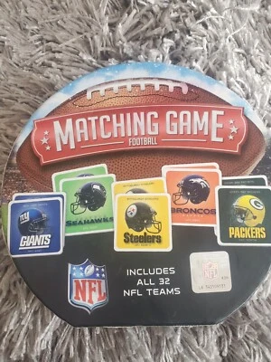 MasterPieces NFL Matching Game, Includes All 32 Teams, Sealed. Box Has Sm Damage - Image 1 of 3