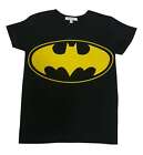 Girls Boys Unisex Batman Logo T Shirt Black